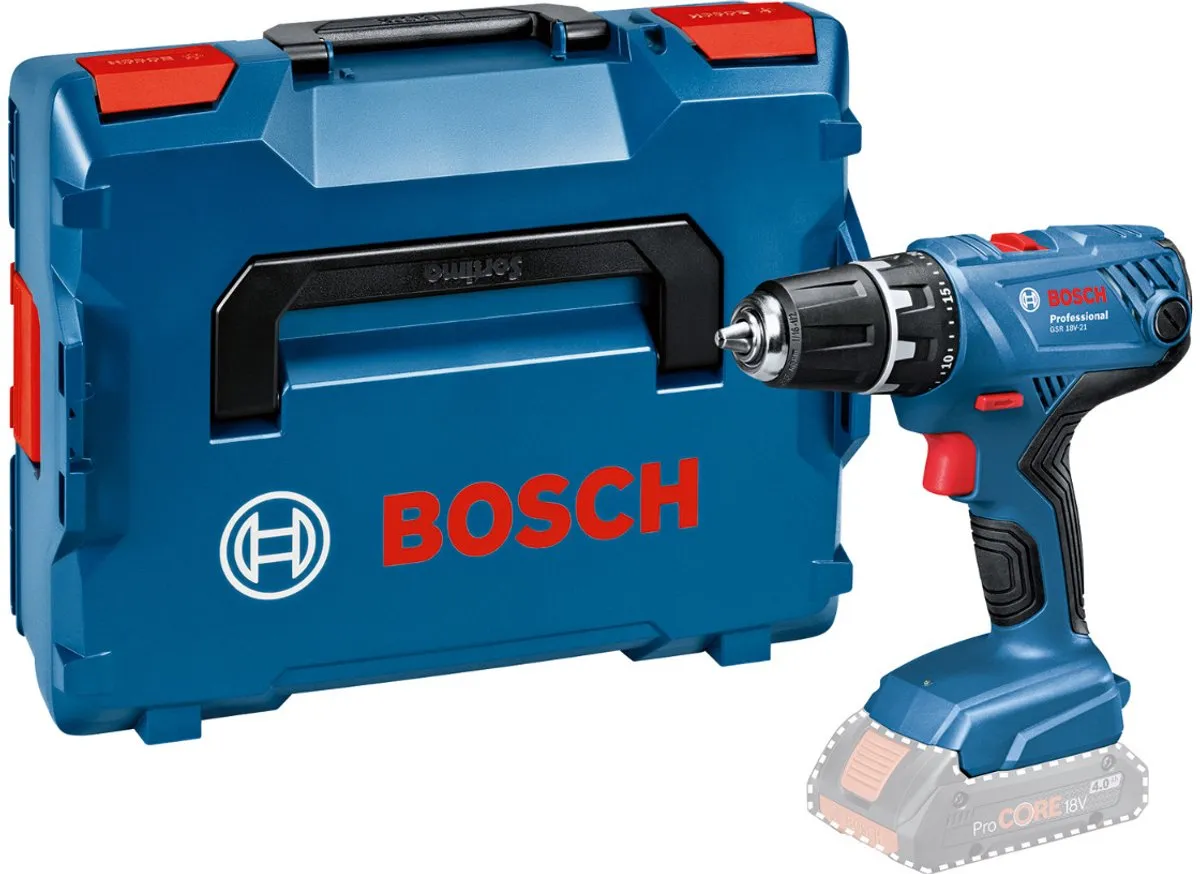 Bosch Professional GSR 18V-21 Schroefboormachine - 2 Snelheden