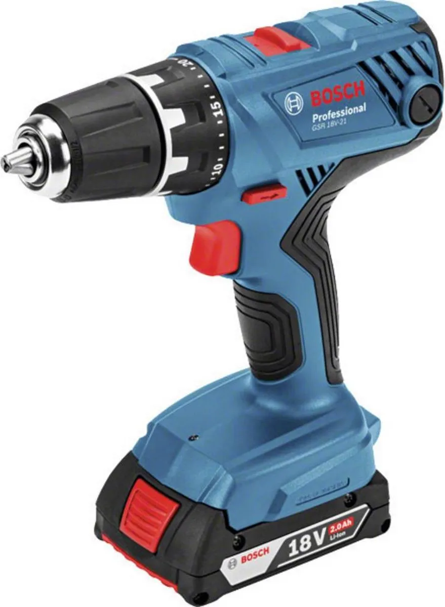 Bosch Professional GSR 18V-21 Schroefboormachine - 2 Snelheden