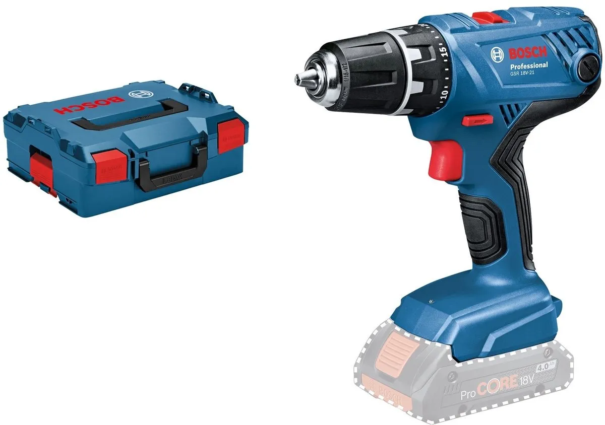 Bosch Professional GSR 18V-21 Schroefboormachine - 2 Snelheden
