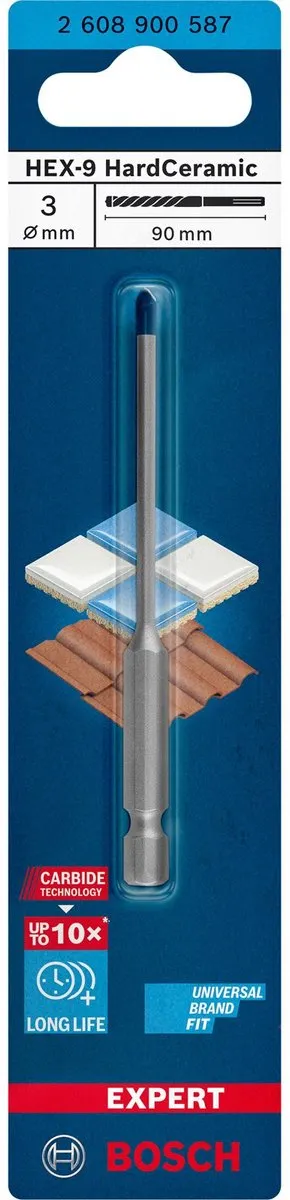 Bosch Professional Expert HEX-9 Hardkeramische Boor 3x90mm - 2608900587
