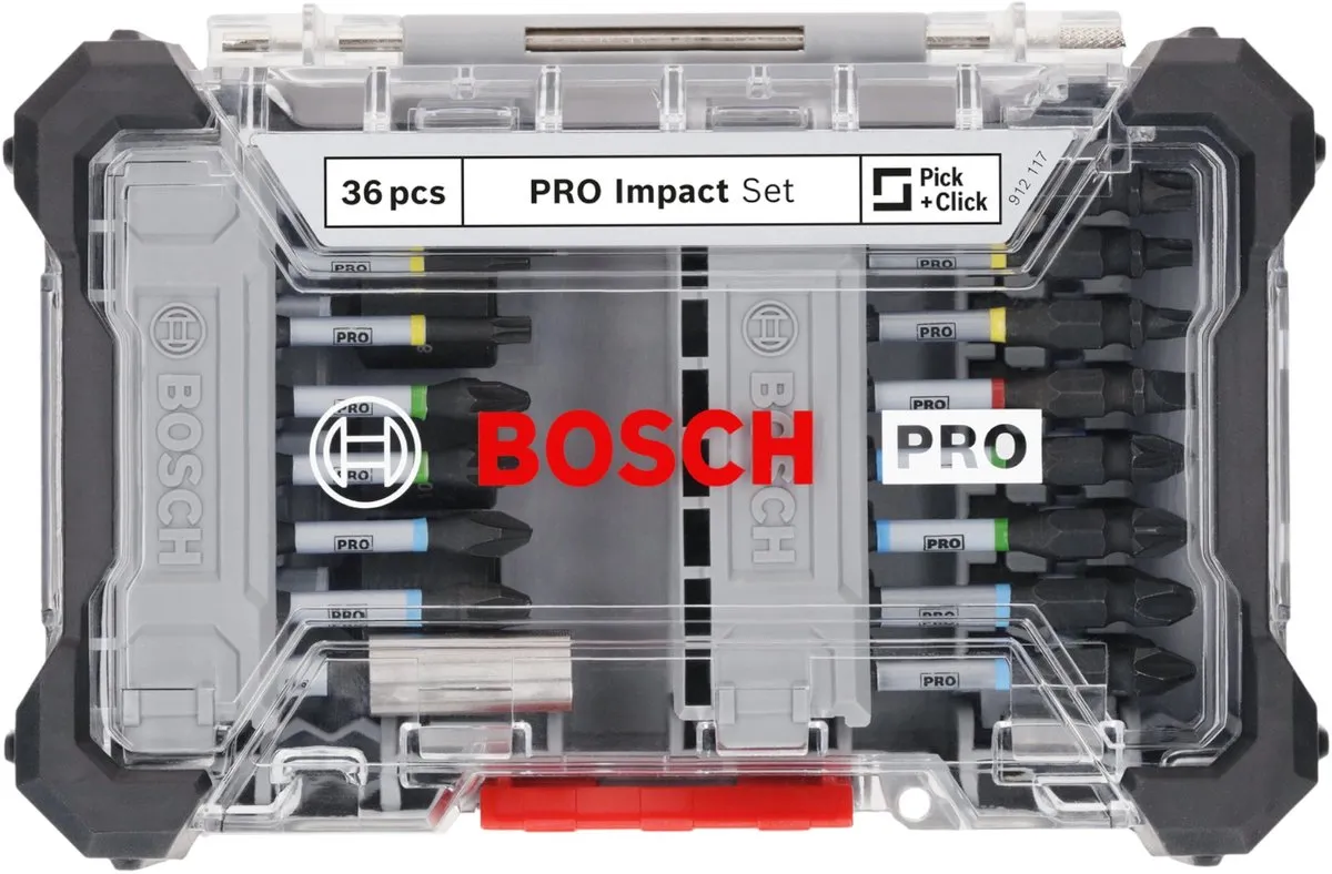 Bosch Professional PRO Impact Schroefbitset 2608522517 - 36-delig