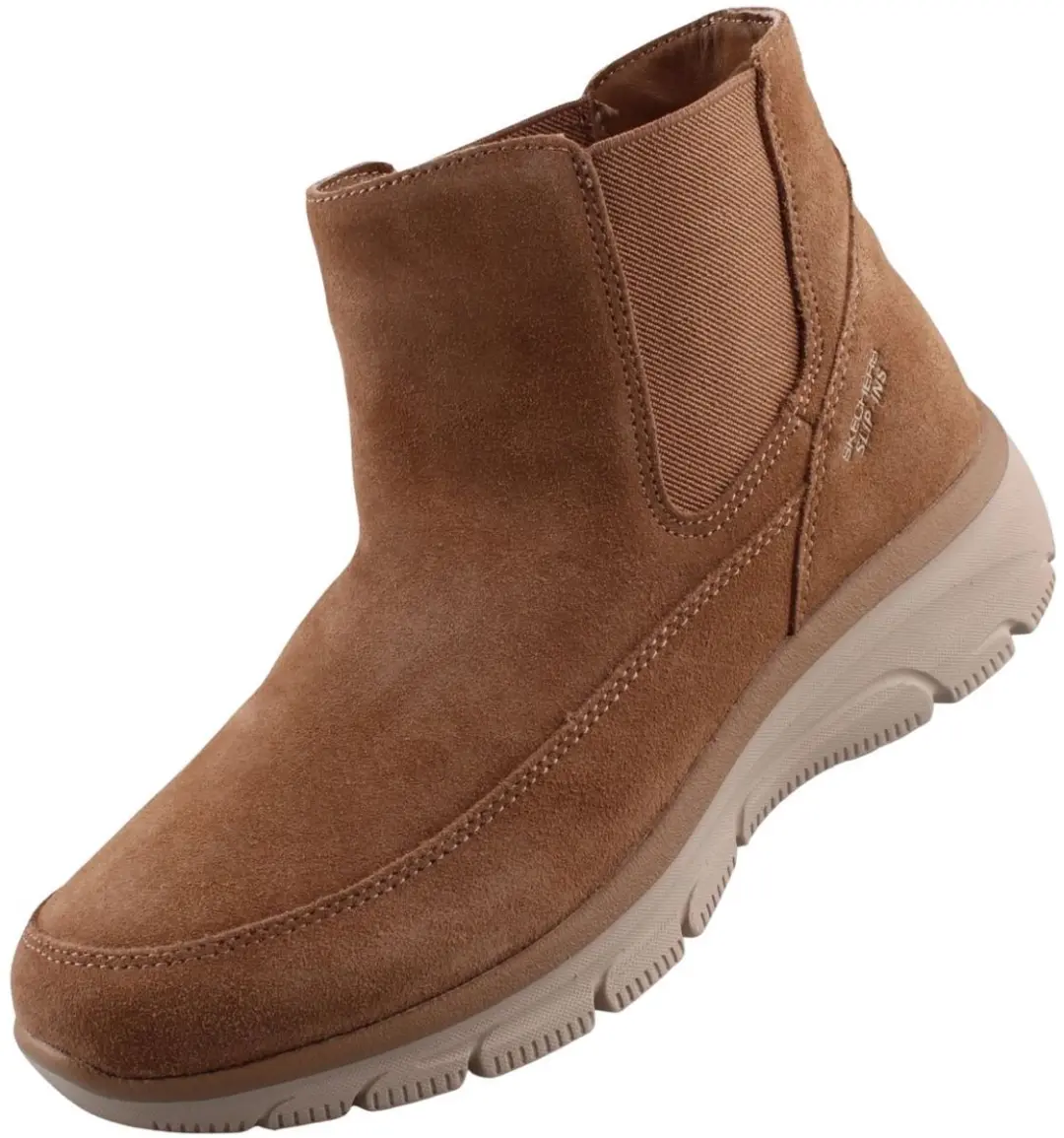 Skechers Easy Going-Casual Icon damesenkellaarsjes bruin 169109-TAN