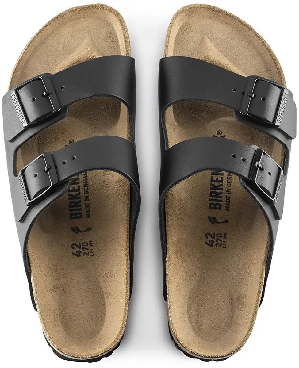 Birkenstock Arizona Slippers Narrow-fit 43 - Zwart Leer - afbeelding 5 van 6