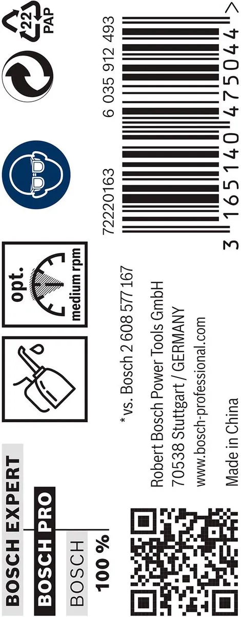 Bosch Professional ST. LINE 6.6mm HSS-G Boorbitten - 10 Stuks