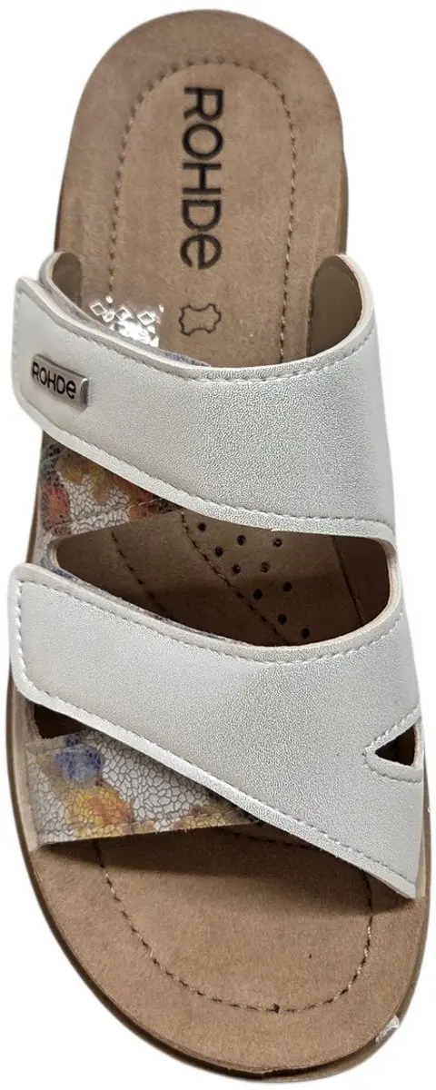 Rohde Slipper Dames 1302-01 Slides - Wit - Maat 39