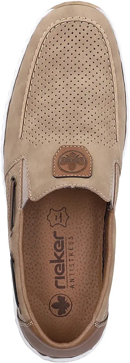 Rieker Heren Instappers Taupe - Maat 42