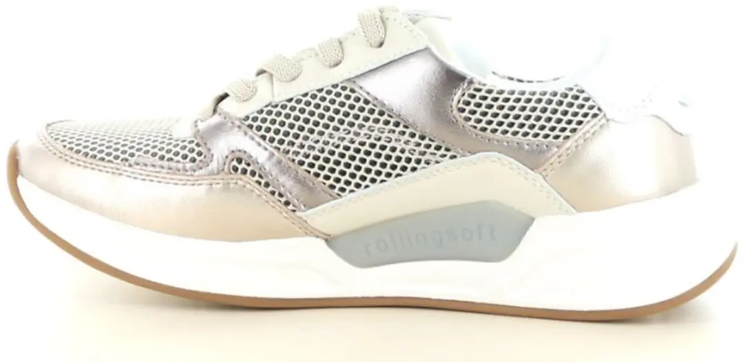 Gabor Rollingsoft Dames Sneaker 86.958 - Maat 38 - Goud - afbeelding 2 van 6