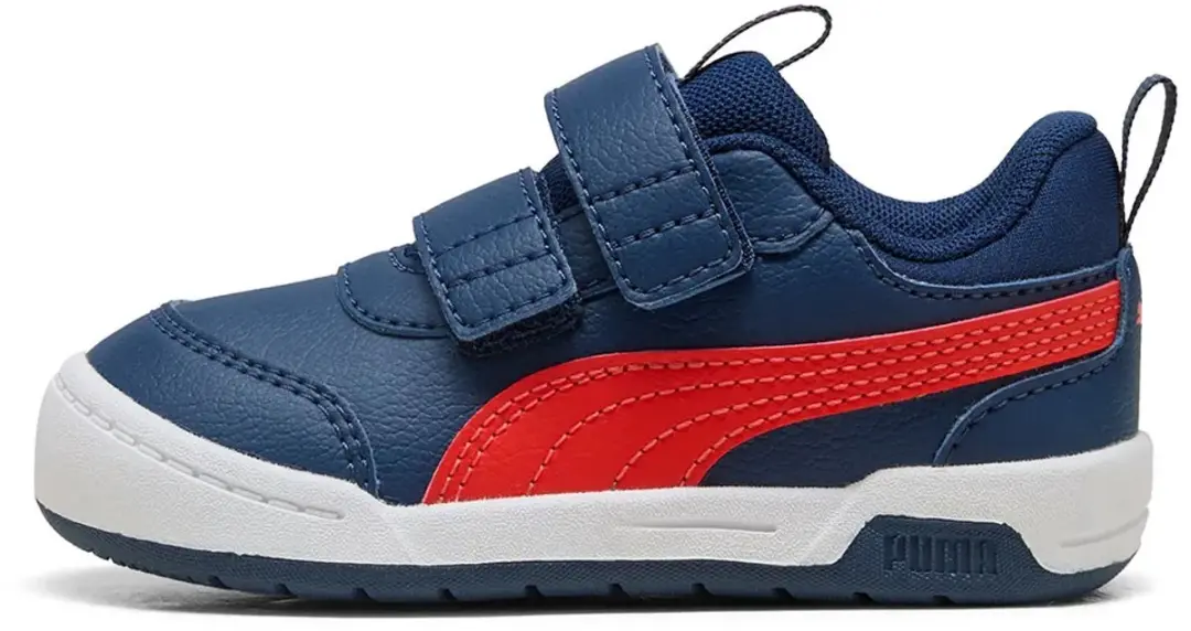 PUMA Multiflex 2 Sneakers Junior 26 - Donkerblauw/Wit/Rood