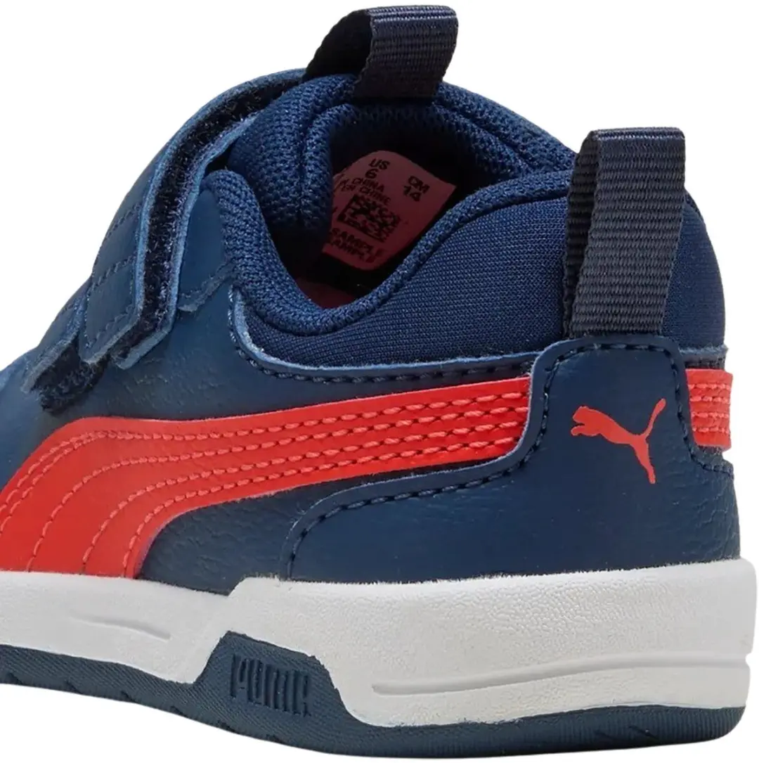 PUMA Multiflex 2 Sneakers Junior 26 - Donkerblauw/Wit/Rood