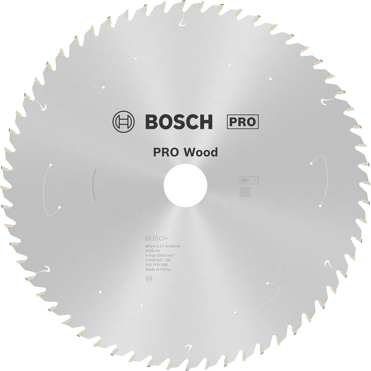 Bosch Professional PRO Wood Zaagblad 254mm