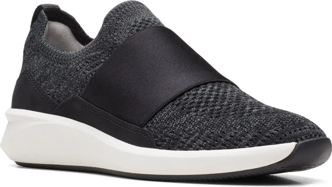 Clarks Un Rio Knit Sneaker 26165487 - Zwart/Grijs