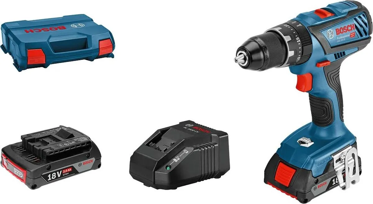 Bosch Professional GSB 18V-28 Accu Boormachine - 2x 2000mAh - 22 Instellingen
