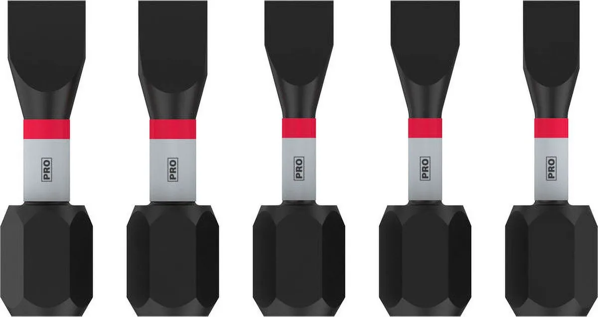 Bosch Professional PRO SL4,5-SL6,5 Sleufkopbits - 5-delig 25mm