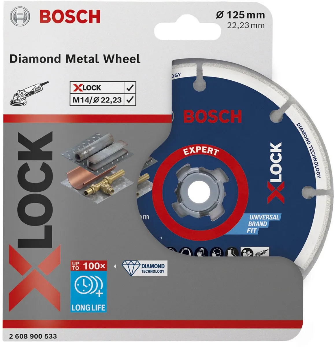 Bosch Professional Diamantschijf X-LOCK 125x22,23mm - 2608900533