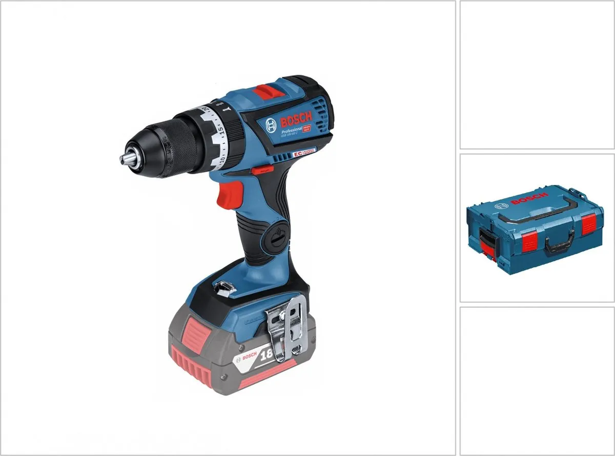 Bosch Professional GSB 18V-60 C Accu Schroefklopboormachine