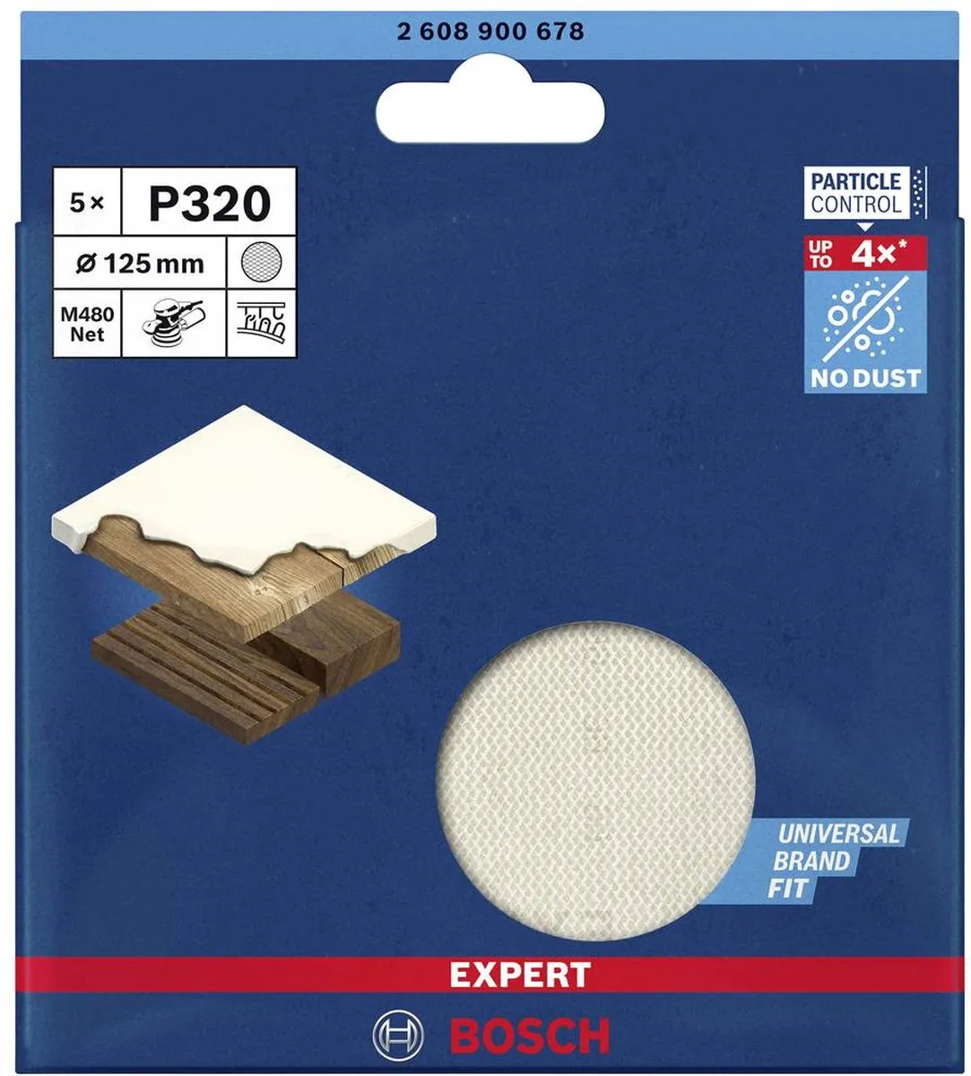 Bosch Professional M480 Schuurnet 125mm