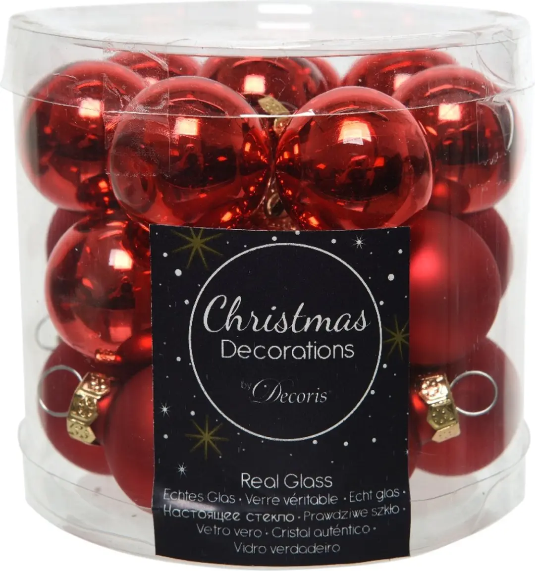 Decoris Kerstballen Rood