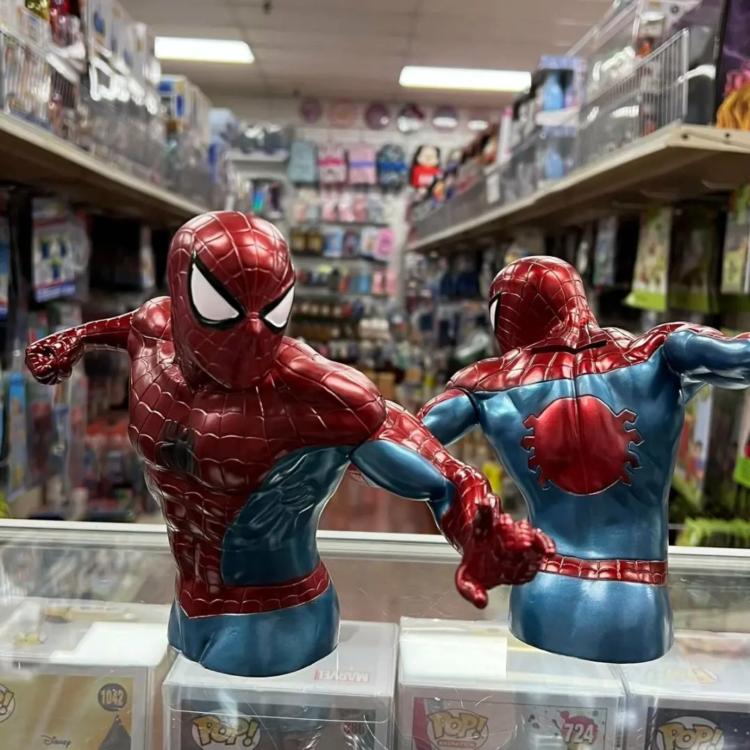 Marvel Spider-Man Spaarpot - Rood Blauw - afbeelding 3 van 6