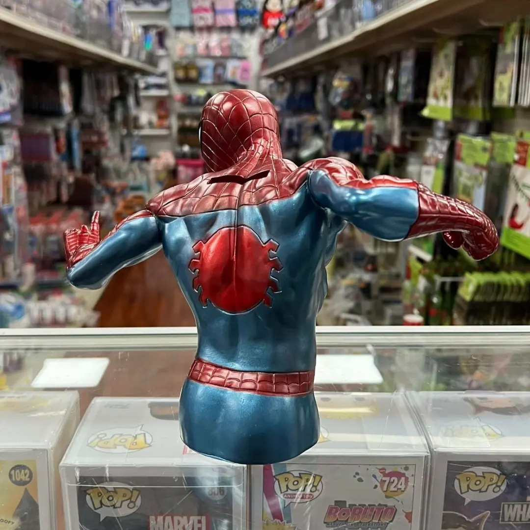 Marvel Spider-Man Spaarpot - Rood Blauw - afbeelding 6 van 6