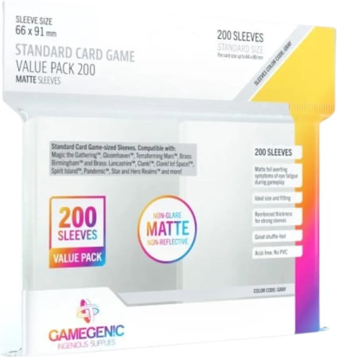 Gamegenic Sleeves Standard 200 Stuks