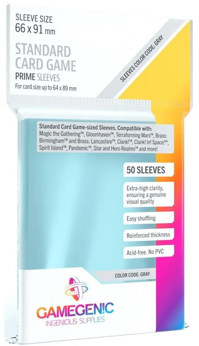 Gamegenic Prime Sleeves 50 Stuks