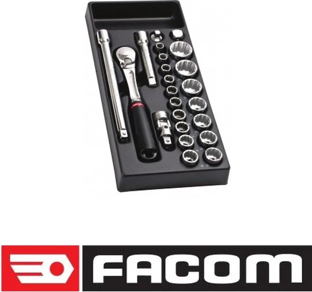 Facom Module 1/2 12-kant doppen en accessoires