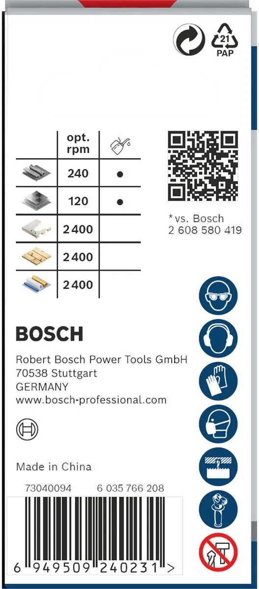 Bosch Professional Multi Materiaal PC Plus Gatenzaag 37mm 2608594379 - afbeelding 2 van 5