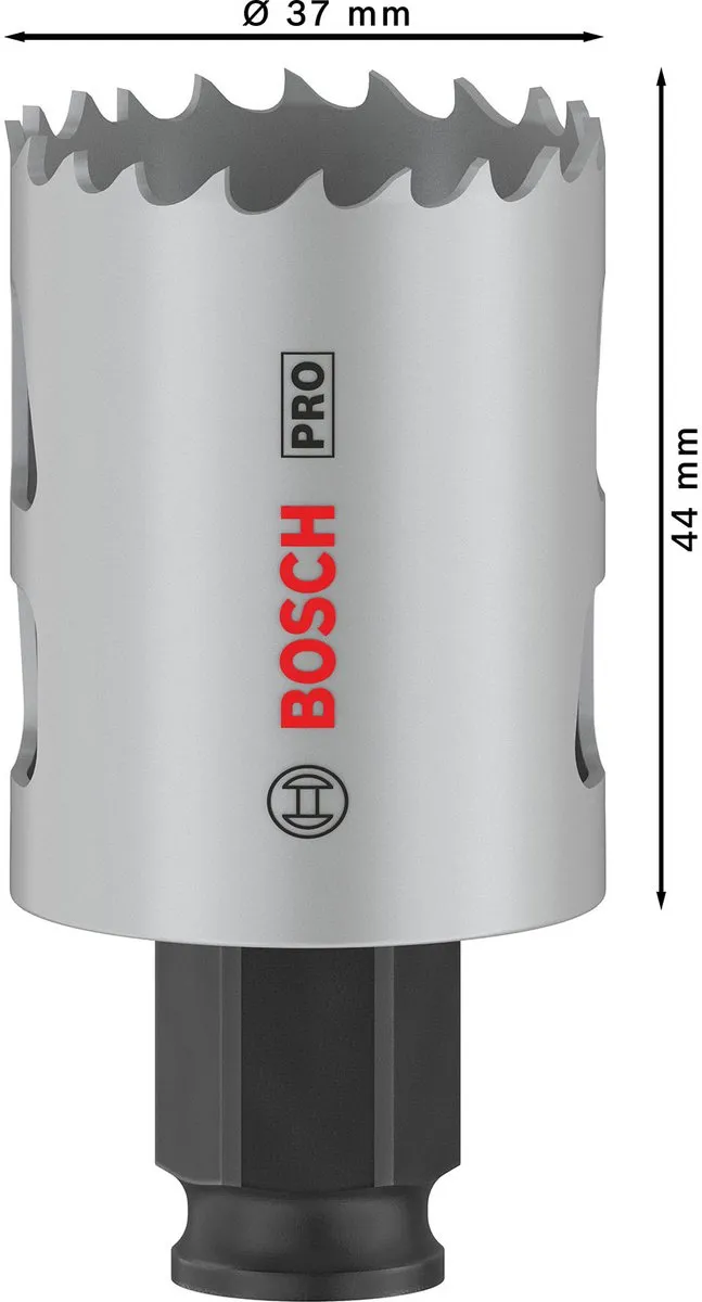 Bosch Professional Multi Materiaal PC Plus Gatenzaag 37mm 2608594379 - afbeelding 3 van 5