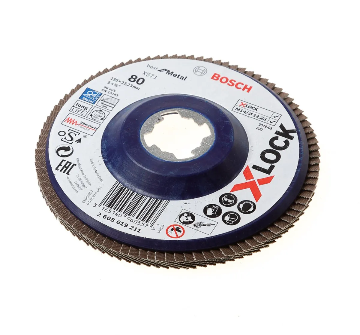 Bosch Professional Lamellenschijf Xlock 125mm Metaal