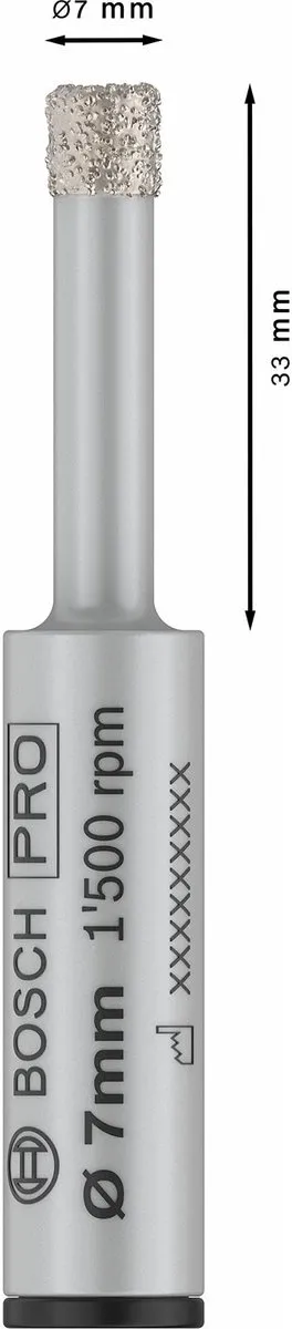 Bosch Professional PRO CERAMIC DRY Diamantboor 7x33x13mm