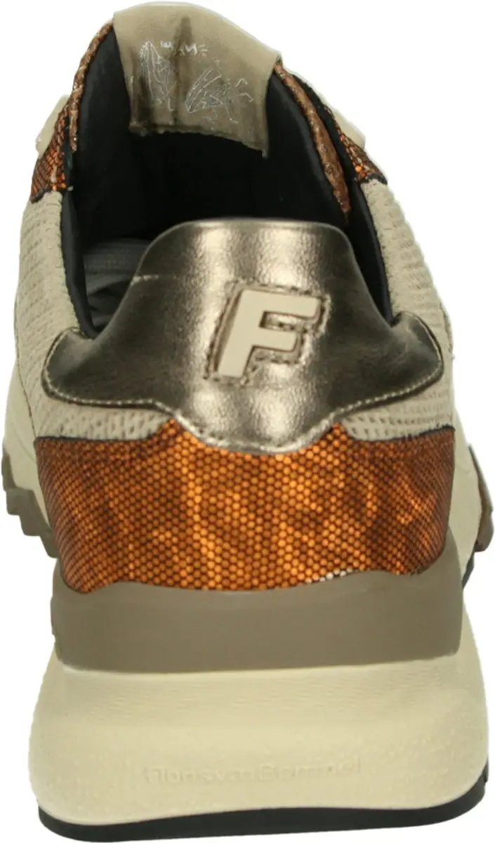 Floris van Bommel Treni 02.10 Lage Sneakers - Wit/Beige 39.5 - afbeelding 2 van 4