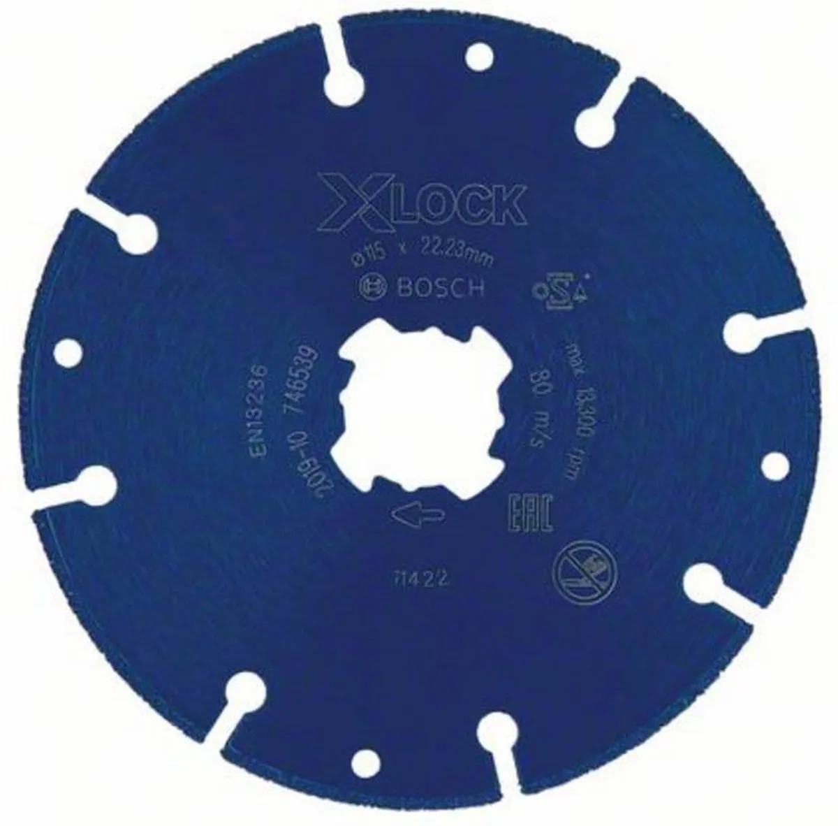 Bosch Professional X-LOCK Diamanten Doorslijpschijf 115mm - 22.23mm - afbeelding 6 van 6