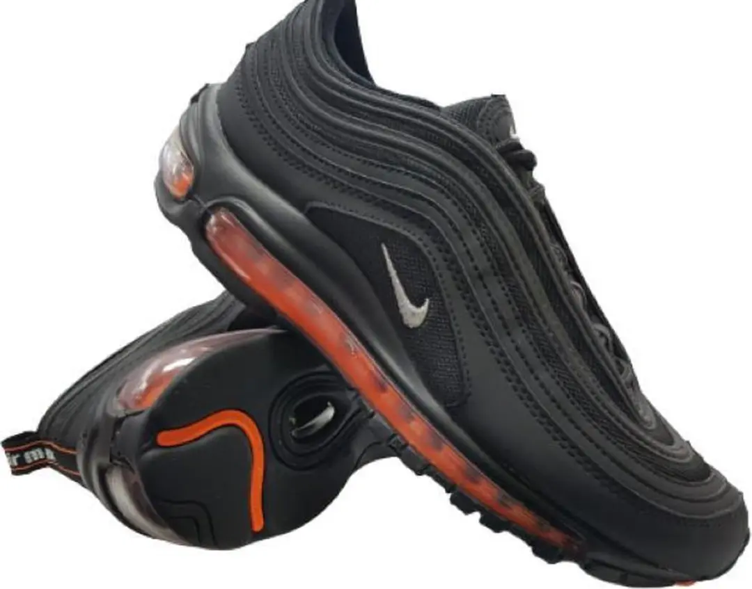 Nike Air Max 97 GS -DD3238-001 -Zwart/Oranje maat 36