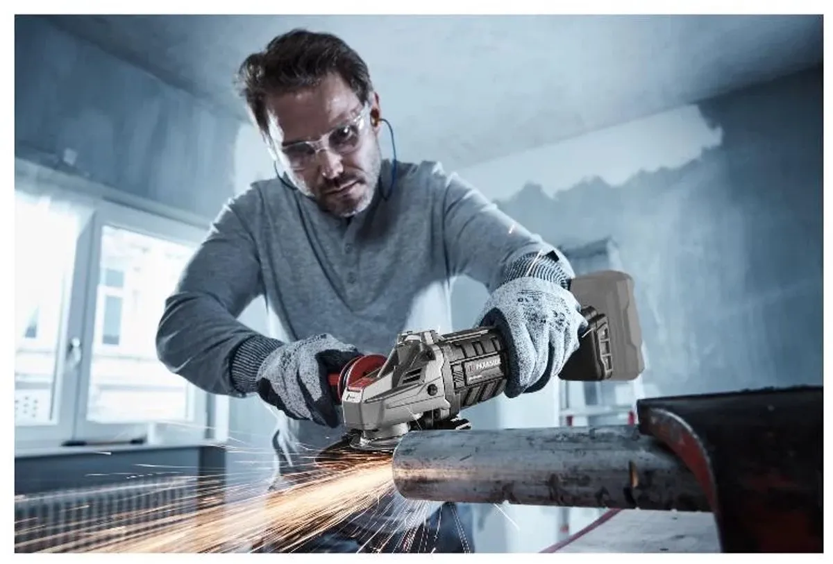 Parkside PWSAP 20 Li-E6 Accu-haakse slijper 20V - 125mm - Metaal