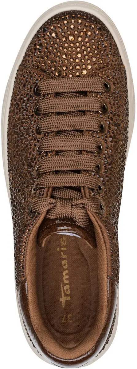 Tamaris Dames Veterschoenen 39 - Bruin