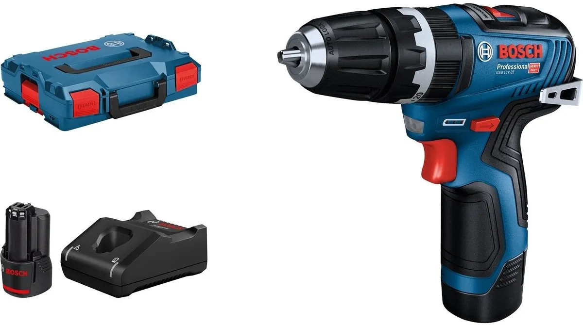 Bosch Professional GSB 12V-35 Accu Klopboormachine - 2x 3,0Ah - L-Boxx