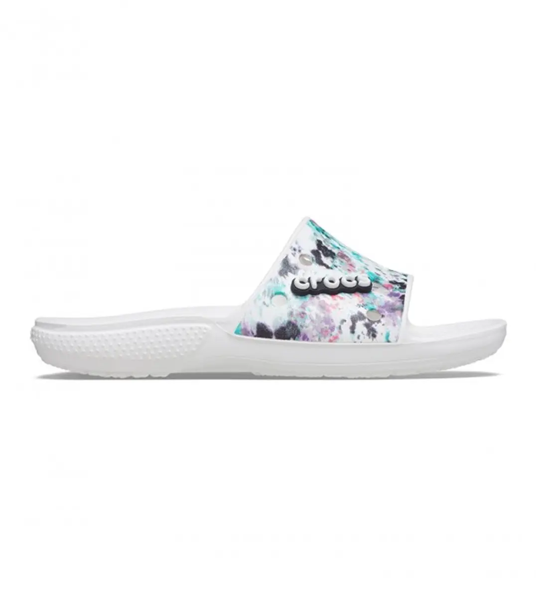 Crocs Classic Tiedye Graphic Slide Wit Maat 37/38 US M5/W7