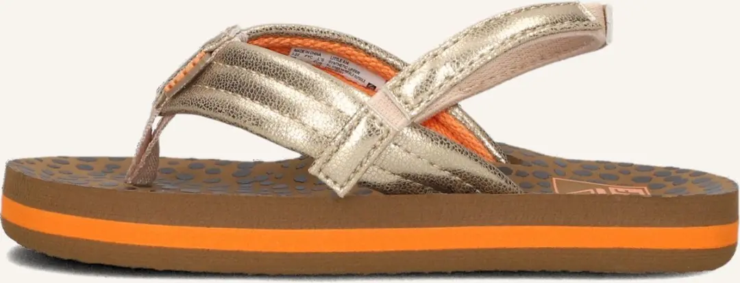 Reef Little Ahiwild Teenslipper 25 - Bruin/Goud - afbeelding 6 van 6