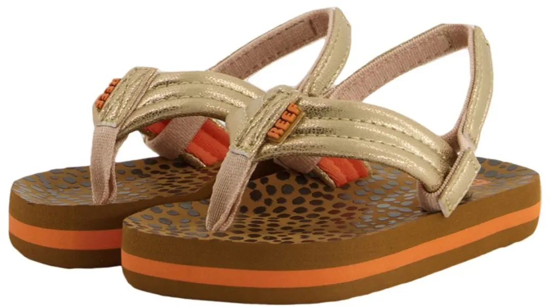 Reef Little Ahiwild Teenslipper 25 - Bruin/Goud - afbeelding 5 van 6