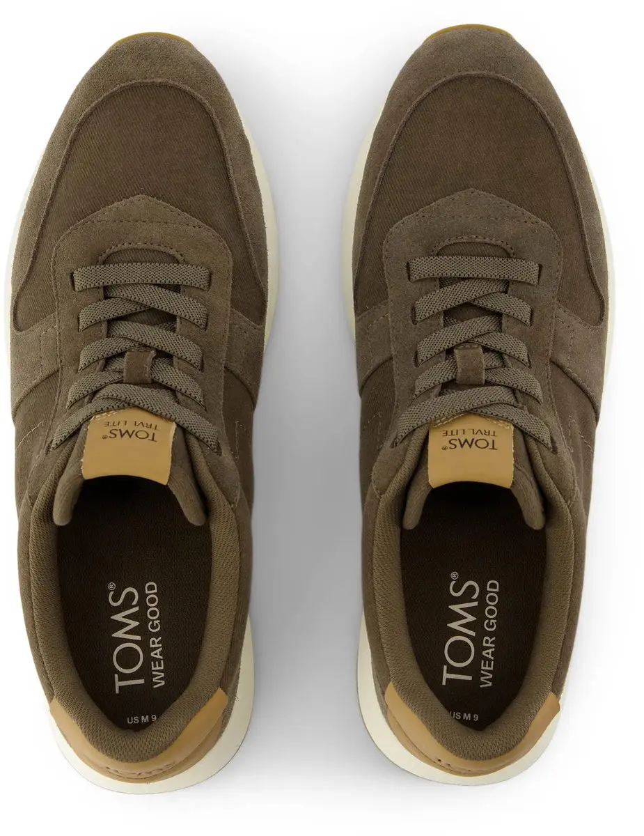 TOMS Travel Lite Retro 10021276 Trainers - 40 - Olijfgroen - afbeelding 2 van 5