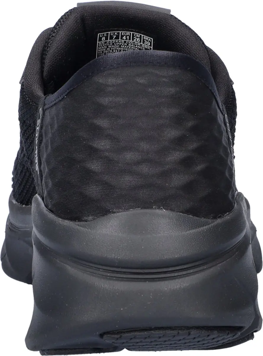 Skechers D'Lux Walker 2.0 Hands-Free Slip-Ins 232446-BBK - Heren Sneaker - Zwart - Maat 41 - afbeelding 5 van 6