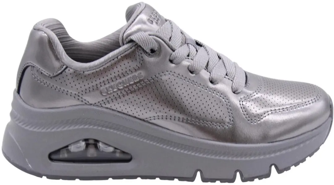 Skechers Uno Icon Lustrous Air - Vrouwen Schoenen 36 - Pewter