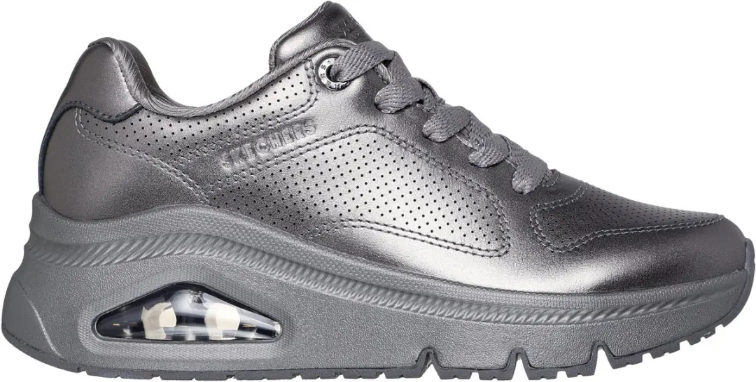 Skechers Uno Icon Lustrous Air - Vrouwen Schoenen 36 - Pewter