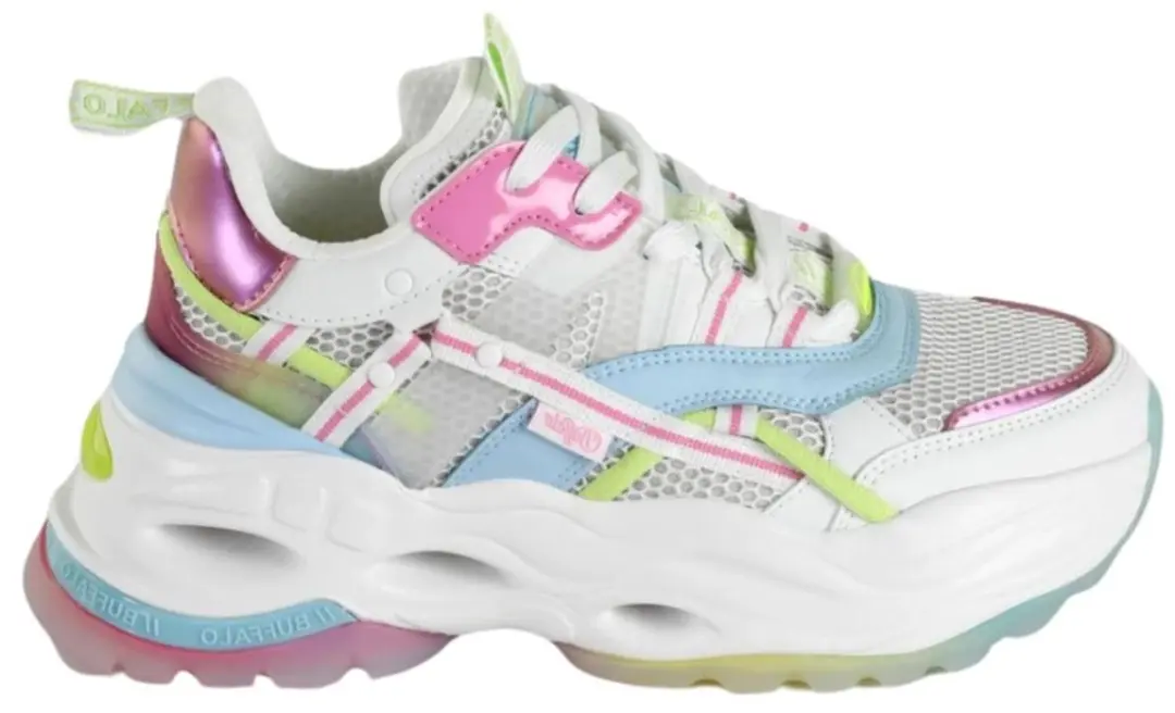 BUFFALO Triplet Hollow Lage sneakers - Dames - Multi - Maat 37 - afbeelding 3 van 6