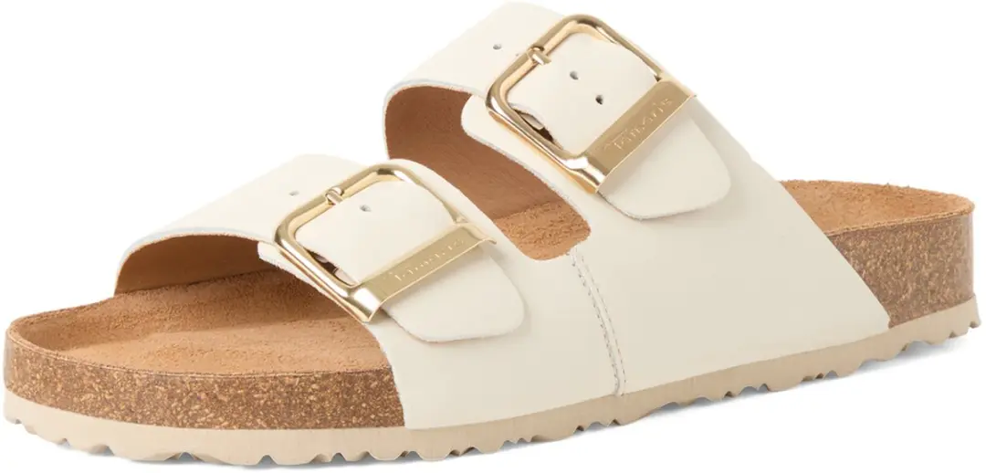 Tamaris leren muiltje 1-27543-42-413 damesschoenen M2753342 beige