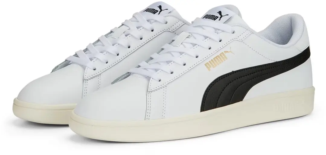 Puma SMASH 3.0 L heren sneaker leer 390987 03 wit