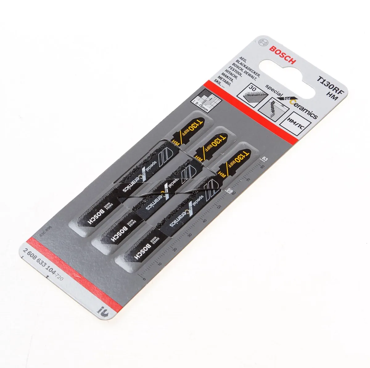Bosch T130 RIFF Decoupeerzaagbladen - 3 stuks - afbeelding 6 van 6