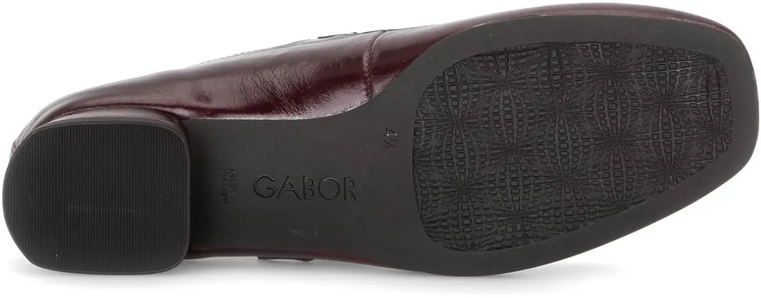 Gabor Mary Jane Bandschoenpump - Bordeaux - Maat 38 - afbeelding 4 van 6