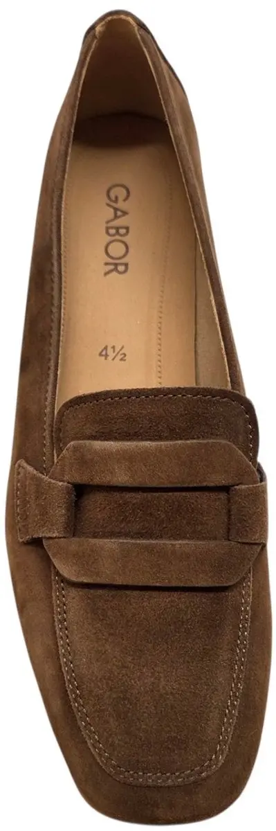 Gabor 4002.01.005 Instappers - Bruin Suede - 41.5 - afbeelding 2 van 6