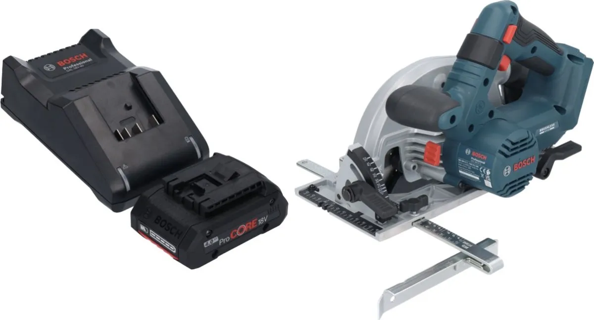Bosch Professional GKS 18V-57-2 Accu-Cirkelzaag 165mm - 4,0 Ah - afbeelding 4 van 5